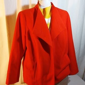 Talbots RED  Blazer sz 14W